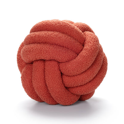 Sofa Living Room Spherical Lamb Wool Bedside Cushion