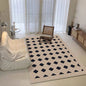 Simple Living Room Chessboard Tea Table Sofa Blanket