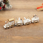 Christmas Wooden Train Mini Decor Set for Christmas Kids Gift Set