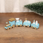 Christmas Wooden Train Mini Decor Set for Christmas Kids Gift Set