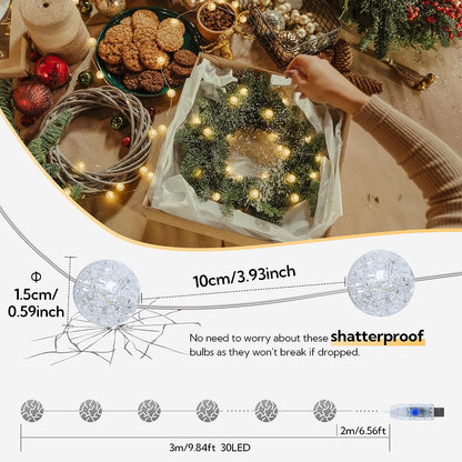 Led Christmas Lights String Light for Holiday Christmas Decor