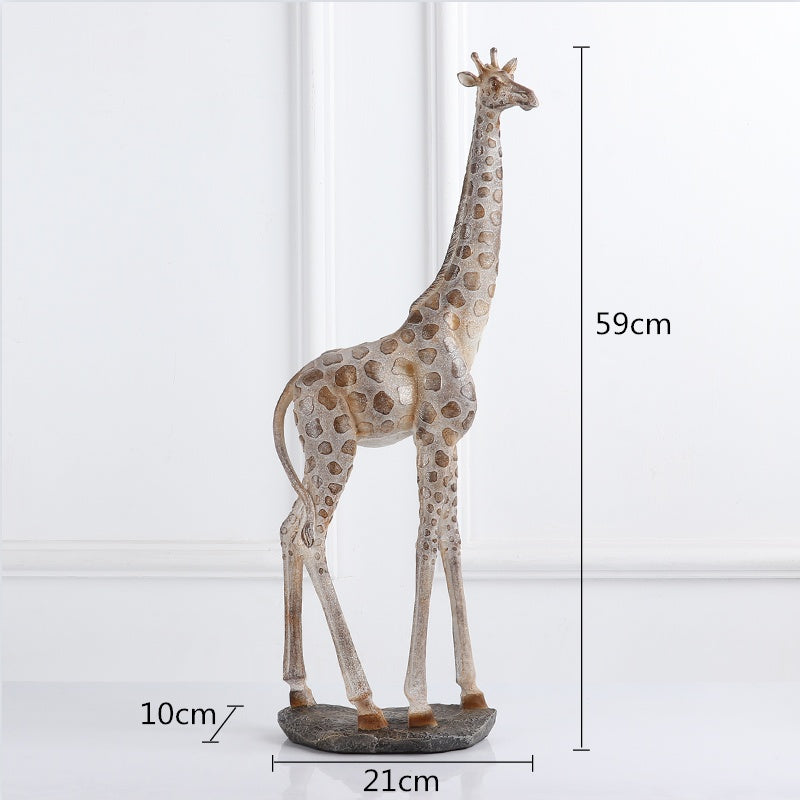 Giraffe Ornaments Big Simple Home Accessories