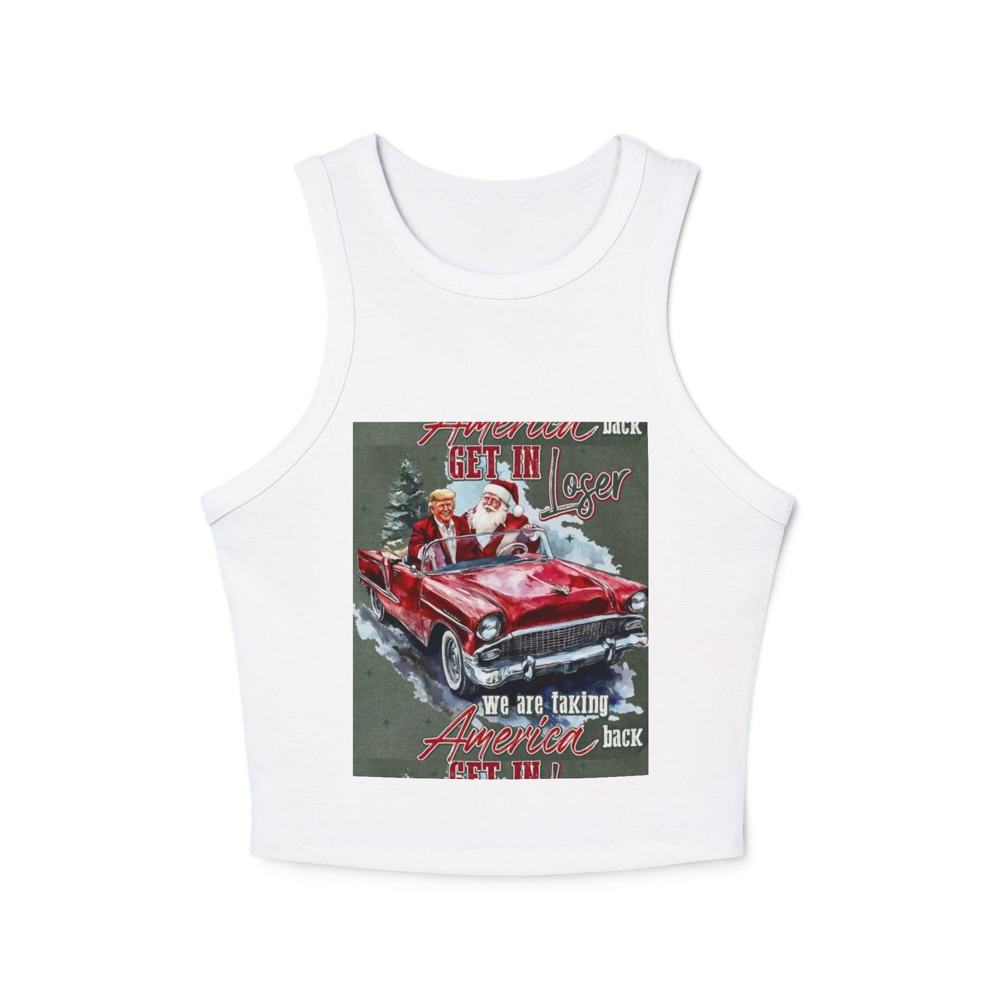 Women's Micro Rib Racer Tank Top