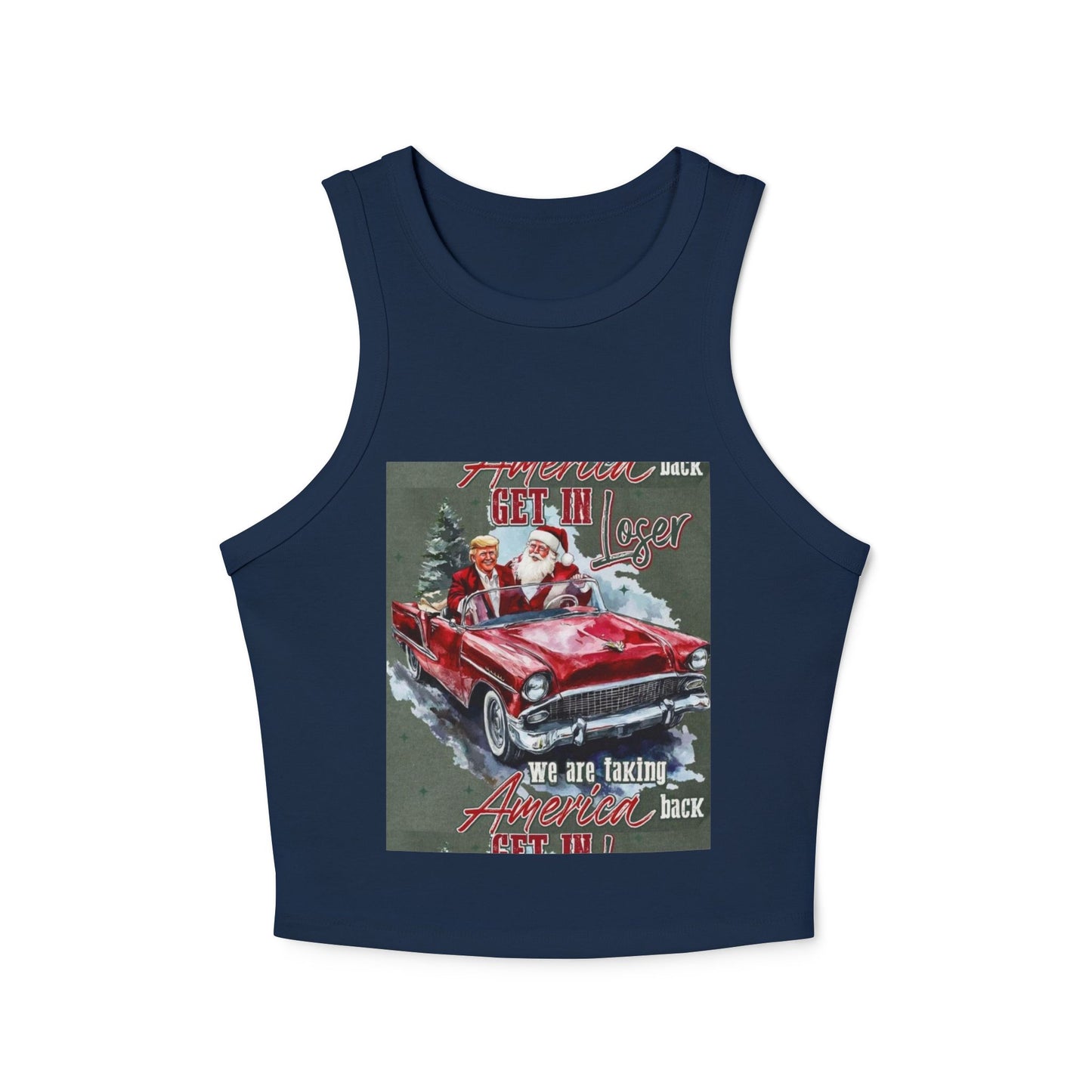 Women's Micro Rib Racer Tank Top