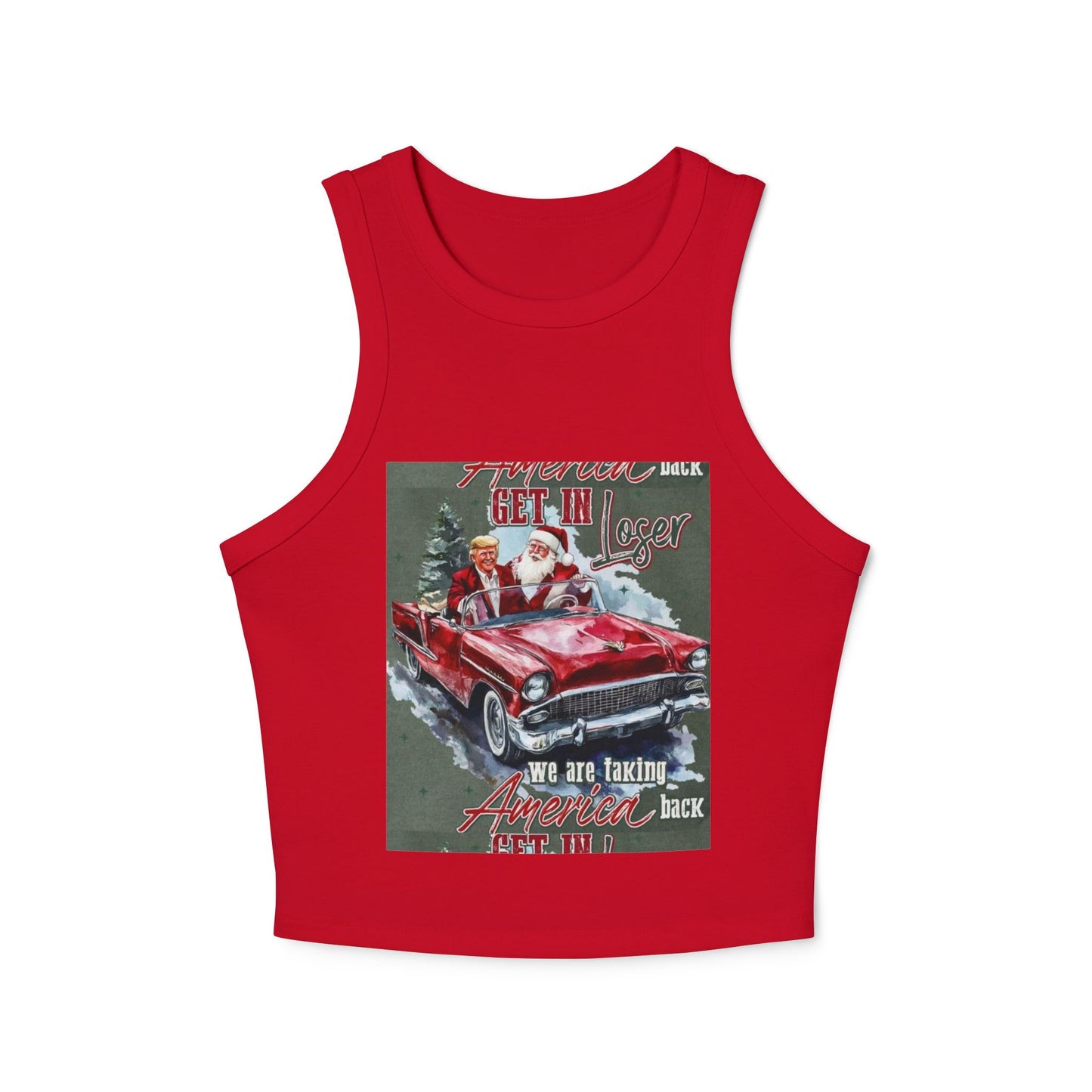 Women's Micro Rib Racer Tank Top