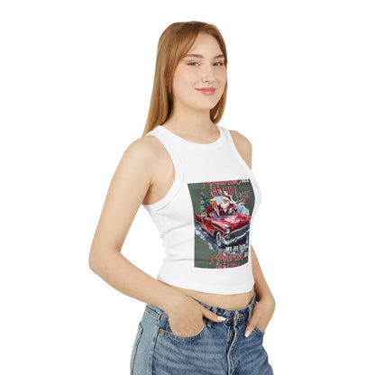 Women's Micro Rib Racer Tank Top