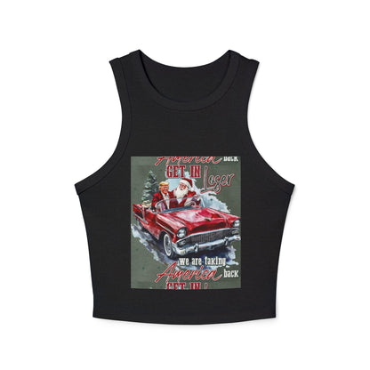 Women's Micro Rib Racer Tank Top