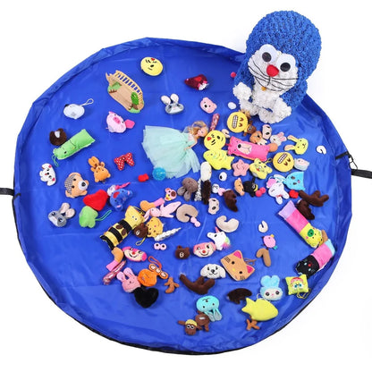 Portable Kids Toy Storage Bag And Play Mat