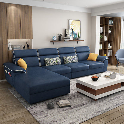 Modern Minimalist Technology Fabric Sofa Corner Living Room