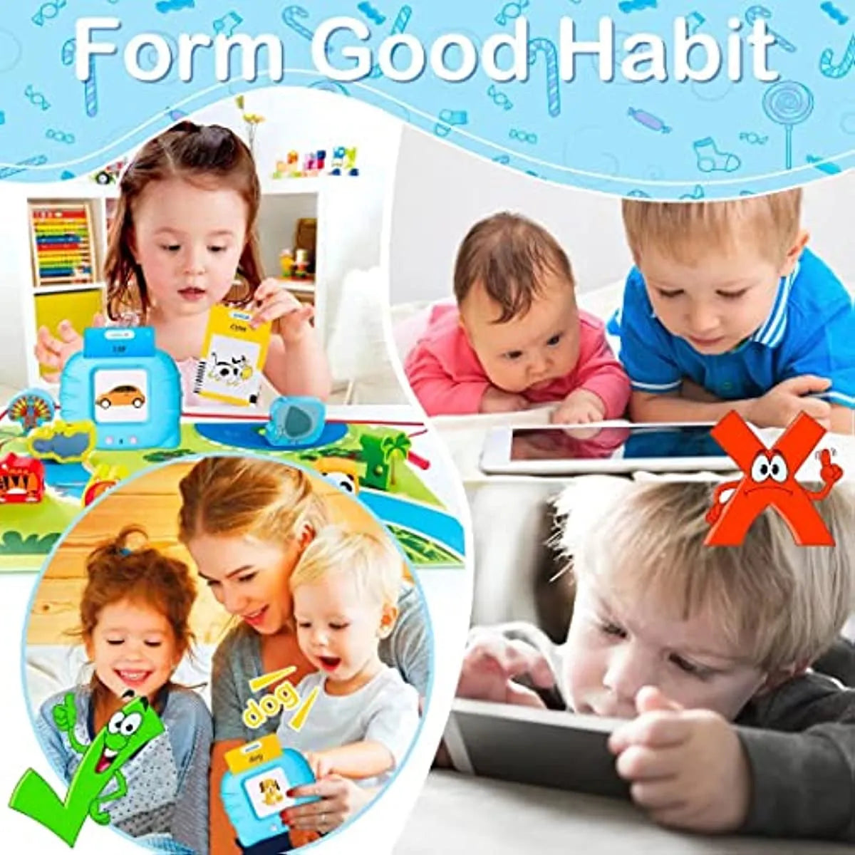 Baby Boys And Girls Preschool Learning Reading Machine