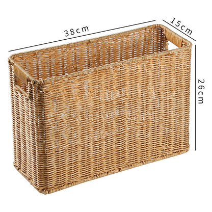 Japanese Straw Magazine Basket Storage Basket