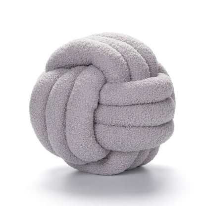 Sofa Living Room Spherical Lamb Wool Bedside Cushion